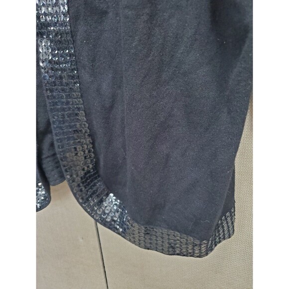 Jones New York Woman Black Sequined Cardigan Sweater with Shell Size 2X - Picture 5 of 12